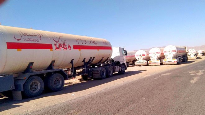 ضبط مقطورات غاز في يافع.. الشركة اليمنية تتخذ إجراءات رادعة ضد التهريب