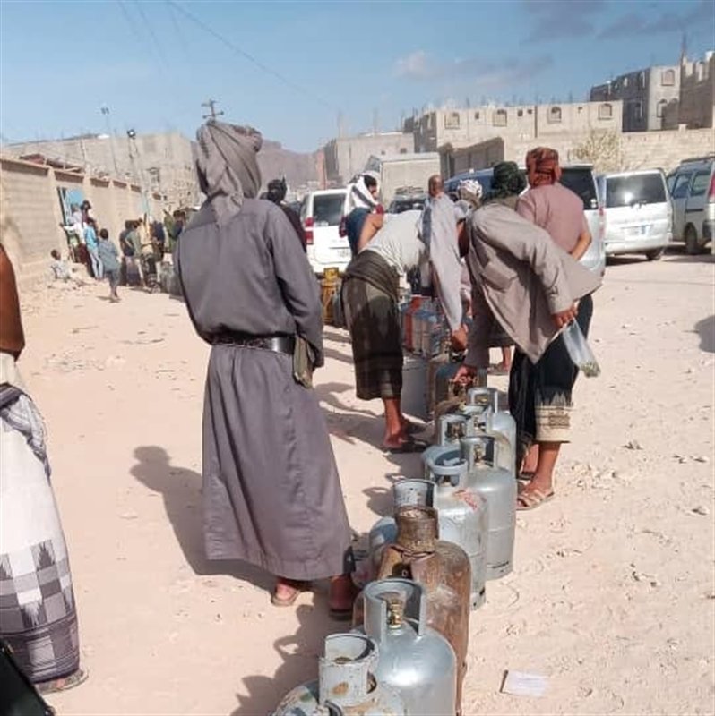 أزمة غاز خانقة تضرب شبوة وسط غياب الحلول وارتفاع الأسعار في السوق السوداء
