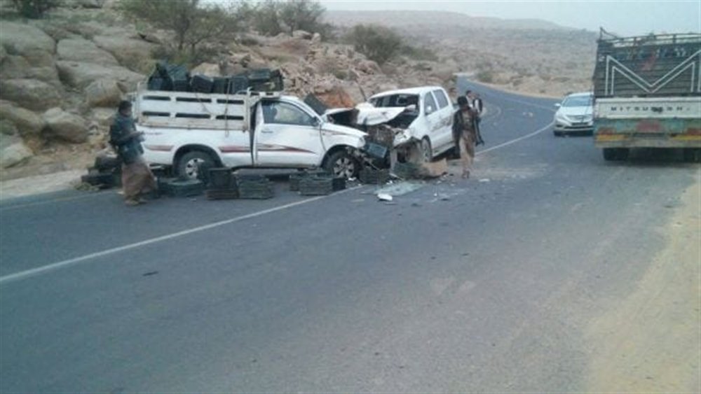 11 وفاة و45 إصابة في حوادث سير باليمن خلال أسبوع واحد