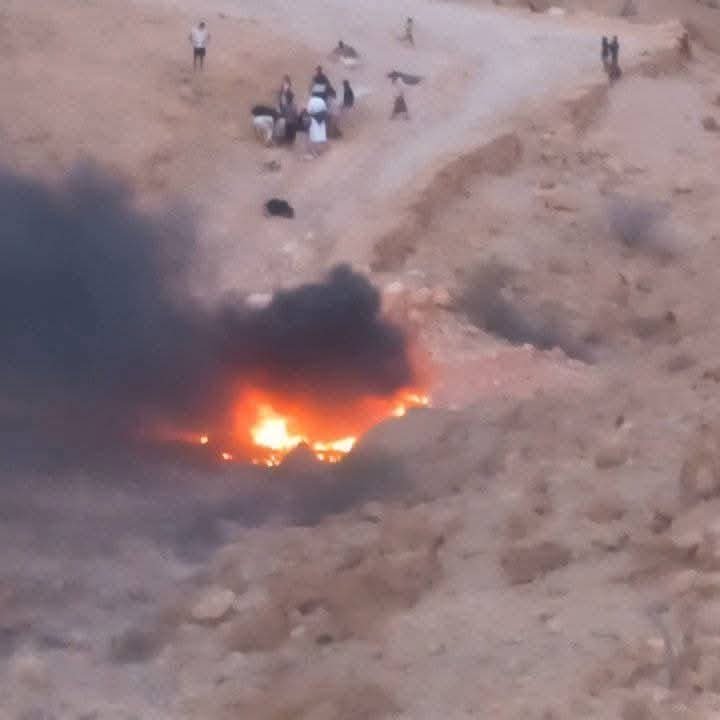 فاجعة مرورية بحضرموت.. وفاة أسرة كاملة إثر احتراق مركبة بعقبة عبدالله غريب