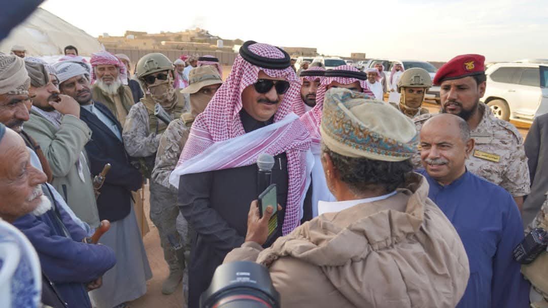 وفد سعودي رفيع يبدأ جولة ميدانية في وادي وصحراء حضرموت لبحث ترتيبات الاستقرار