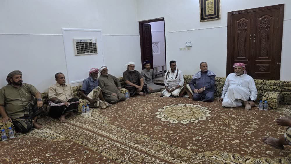 مقدم طائلة آل جابر يؤكد وقوفه مع مجلس حضرموت الوطني باعتباره الإطار الجامع لكافة المكونات الحضرمية