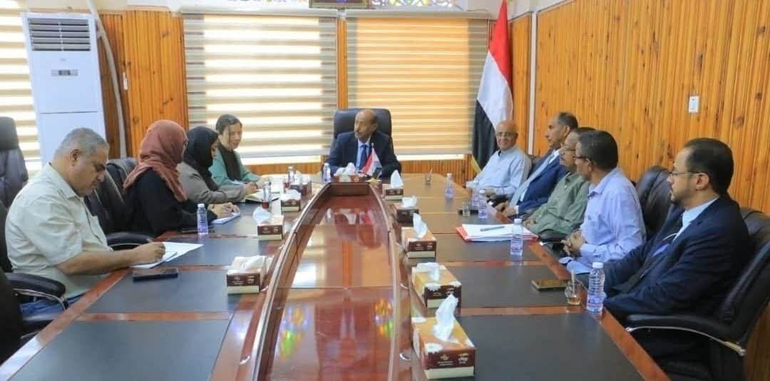 باربّاع يناقش مع وفد أممي تحديات وادي حضرموت ويؤكد أهمية دعم الاستقرار والتنمية