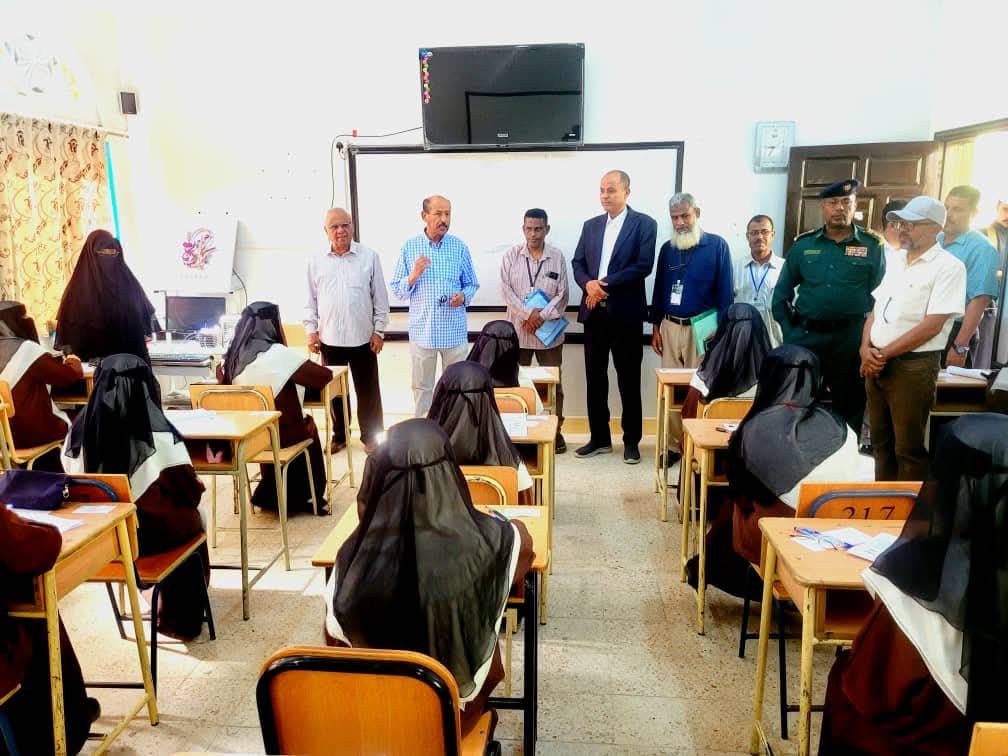 5,562 طالباً وطالبة يؤدون امتحانات الثانوية العامة في وادي حضرموت